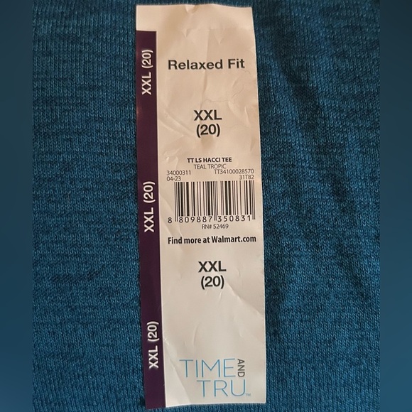 NWT Time and Tru Women's Plus Size Top - Picture 4 of 6